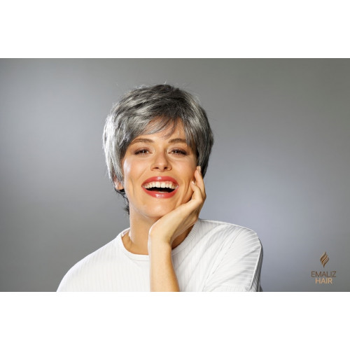 Perruque cheveux gris post cancer | Emaliz Hair