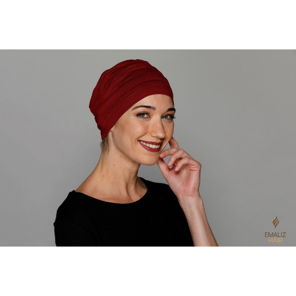 name - BONNET FEMME CHIMIO EN FIBRE DE BAMBOU - Perruque médicale