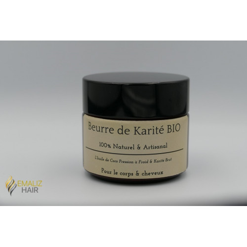 BEURRE DE KARITE BRUTE - QUALITE PREMIUM EMALIZ HAIR