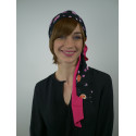 TURBAN CHIMIOTHERAPIE ET SON TRES JOLI FOULARD POUR FEMME - ROOM - EMALIZ HAIR