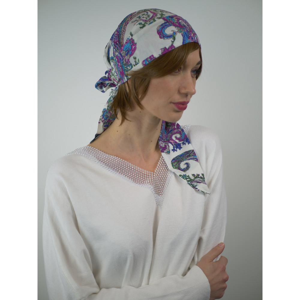 Turban Hat Fashion élégant chapeau de chimio foulard respirant pour les  femmes 