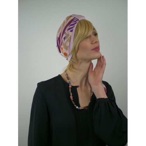 BONNET CHIMIO ET UN PAN A NOUER EN TURBAN FEMME - CARAÏBES EMALIZ HAIR