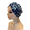 BONNET CHIMIO EN BAMBOU BLEU MARINE | Emaliz Hair