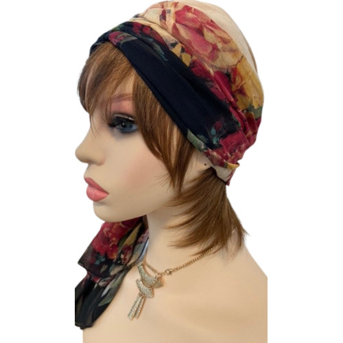 BONNET TURBAN EN FIBRE DE BAMBOU