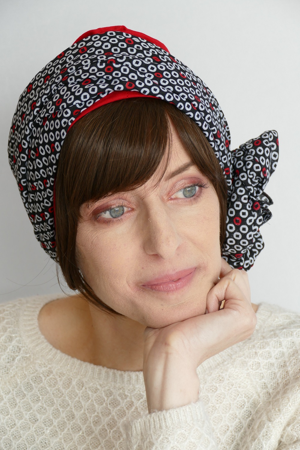 Foulard - Bonnet Chimio Avec Cheveux