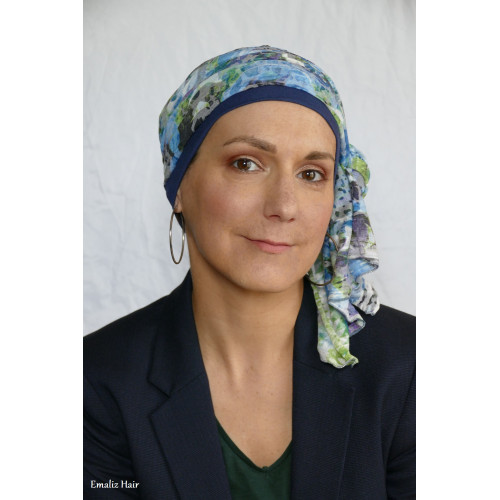 FOULARD ET BONNET POUR FEMME POST CHIMIO - BY EMALIZ HAIR